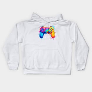 Retro Melting Gamepad #3 Kids Hoodie